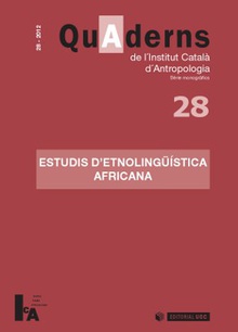 Quaderns de l'Institut Català d'Antropologia. Núm. 28